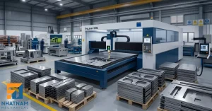 Gia Công Kim Loại Tấm Theo Quy Mô Sản Xuất: Lựa Chọn Công Nghệ Cao Từ Cơ Khí Nhật Nam