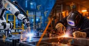 So Sánh Hàn Robot Và Hàn Thủ Công: Lựa Chọn Tối Ưu Cho Gia Công Kim Loại Tấm Chính Xác So Sánh Hàn Robot Và Hàn Thủ Công: Lựa Chọn Tối Ưu Cho Gia Công Kim Loại Tấm Chính Xác